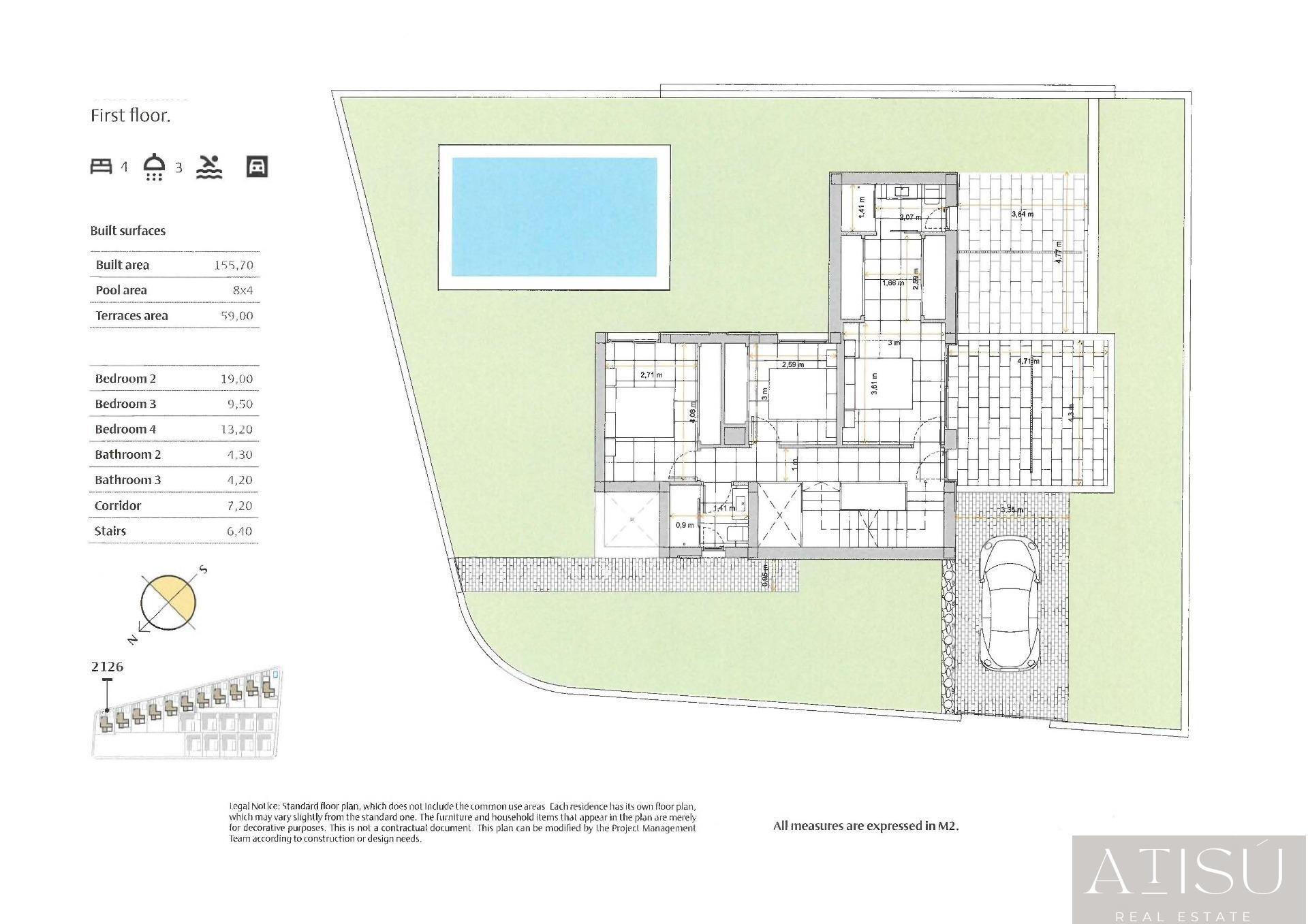 Venta de villa en Algorfa