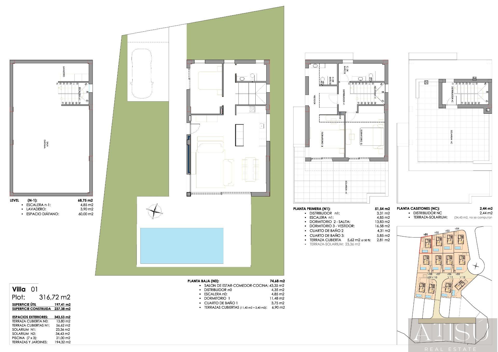 Venta de villa en San miguel de salinas