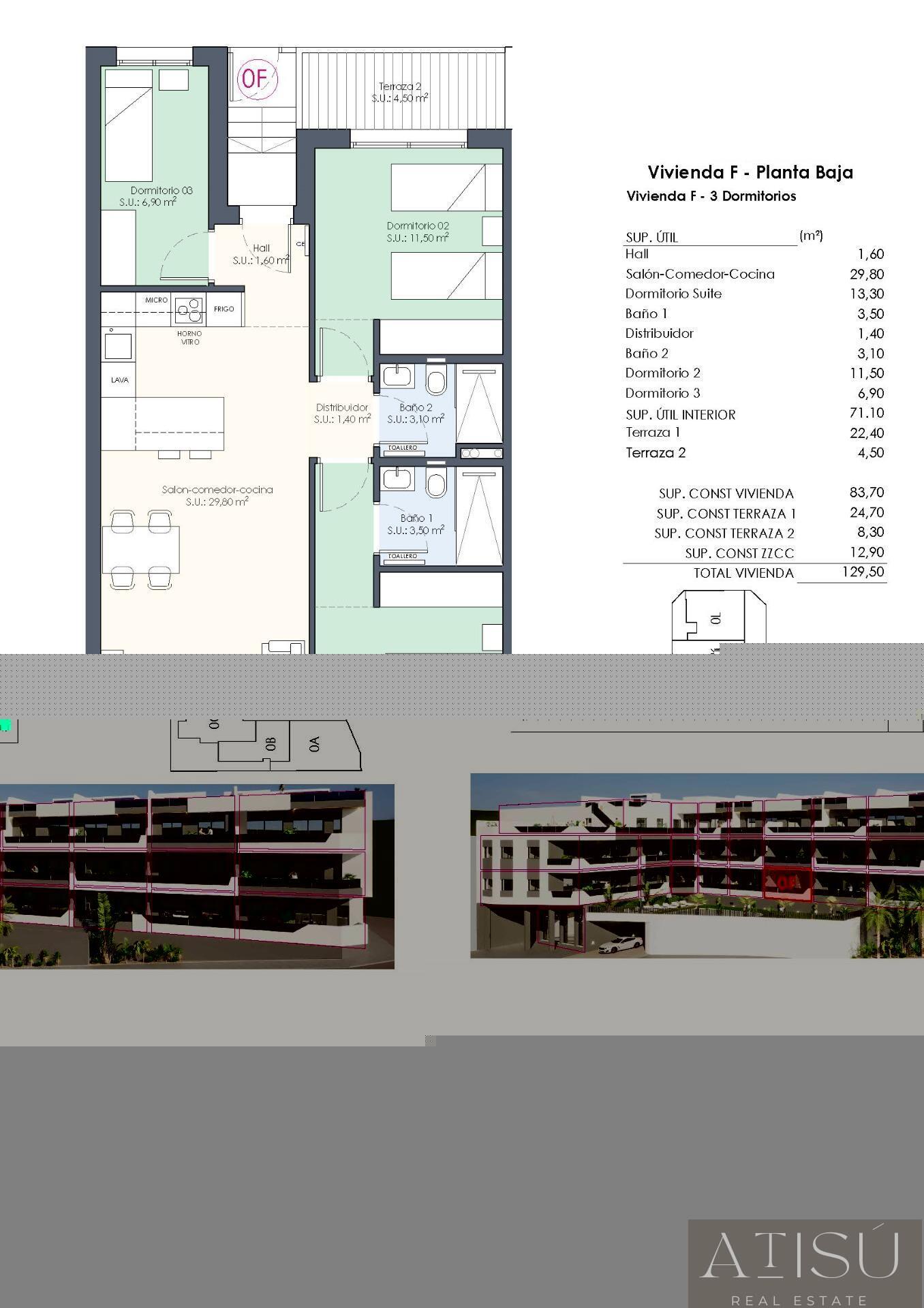 Venta de apartamento en Benijofar
