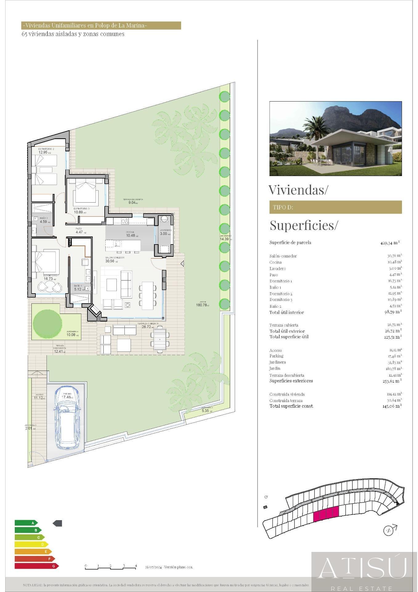 Venta de villa en Polop