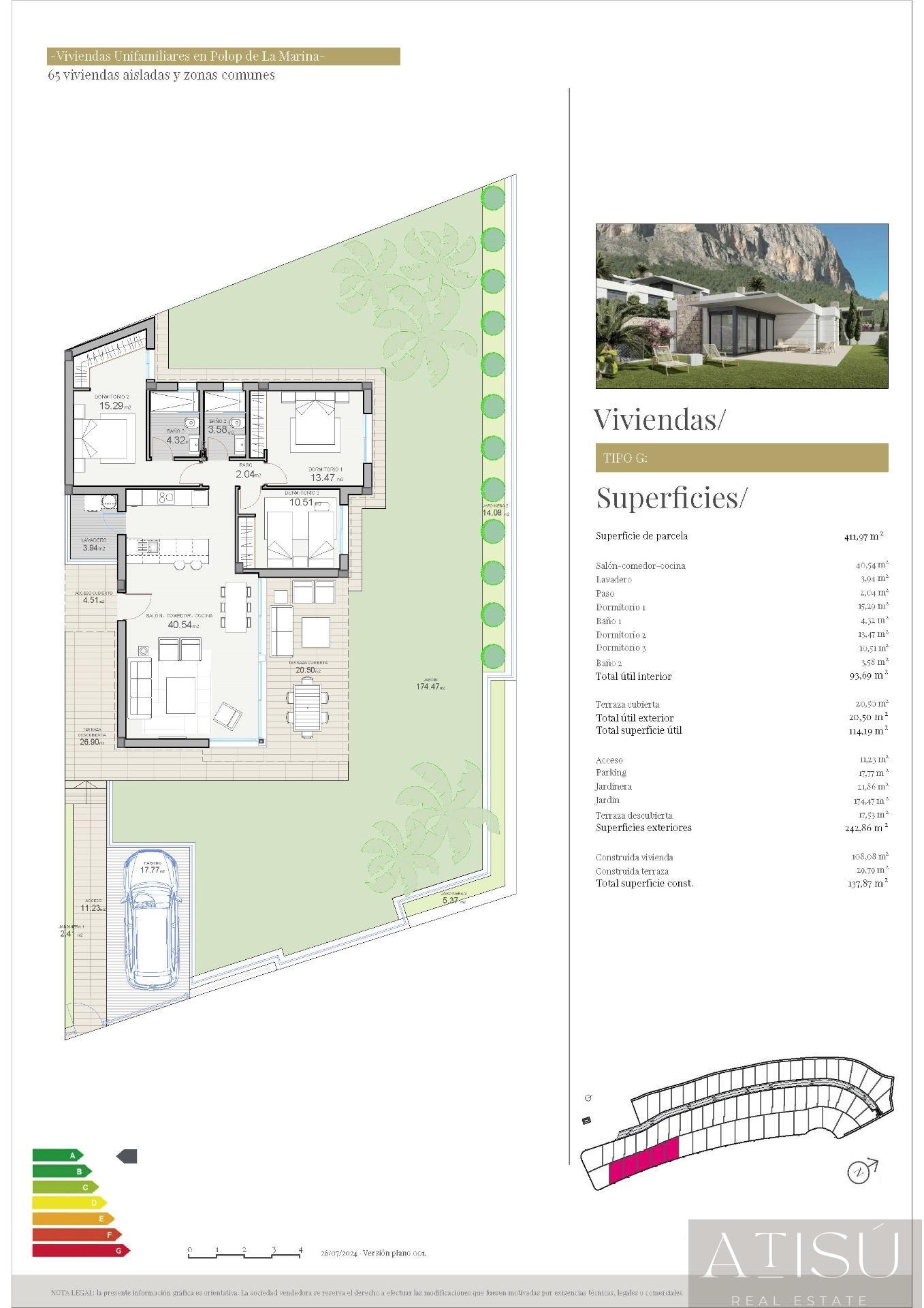 Venta de villa en Polop