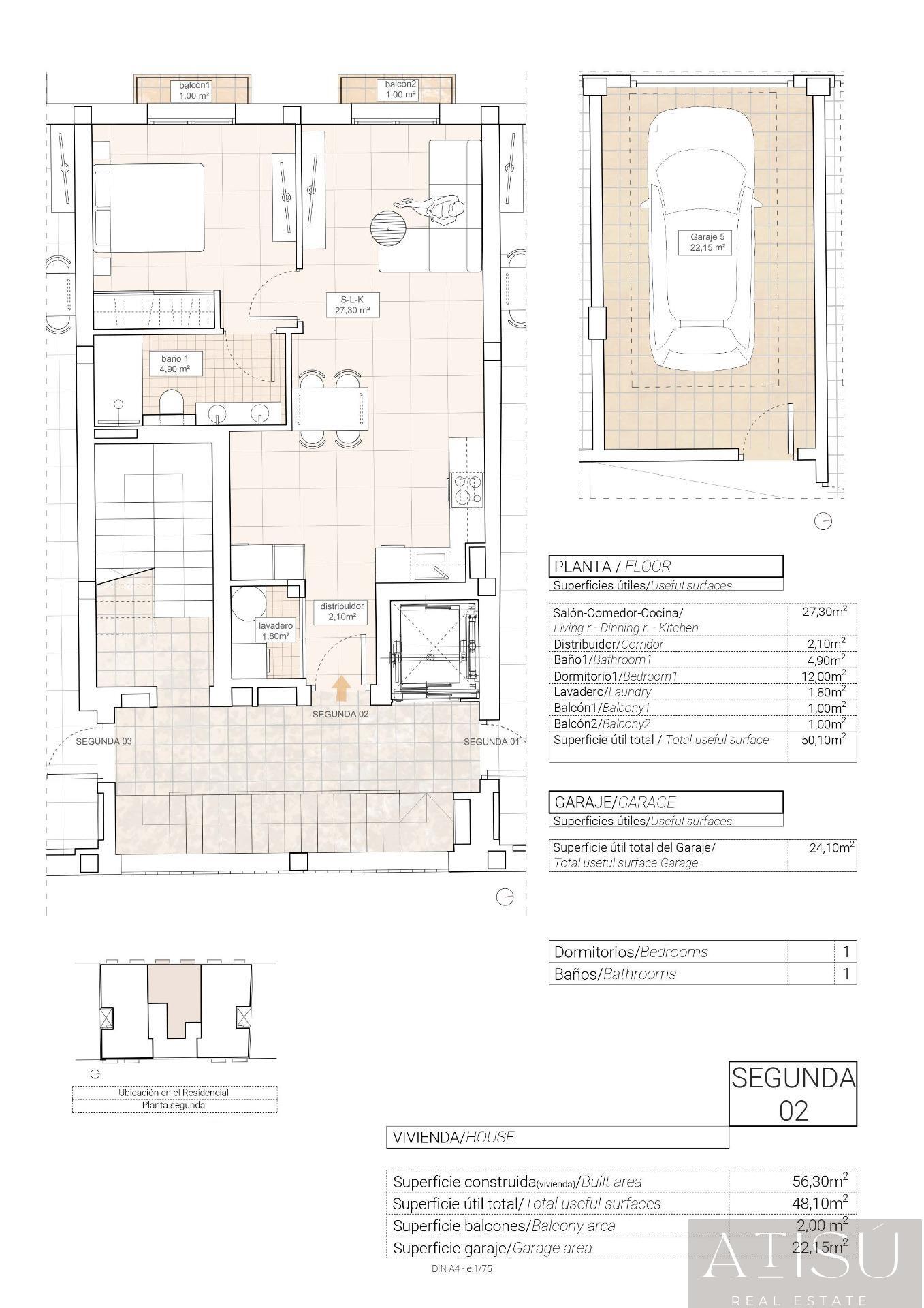 Venta de apartamento en Hondón de las nieves