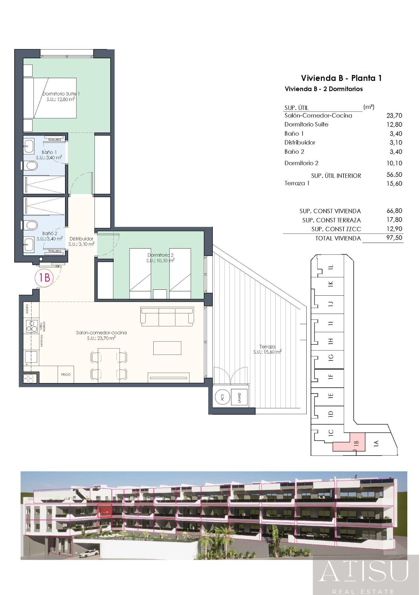 Venta de apartamento en Benijofar