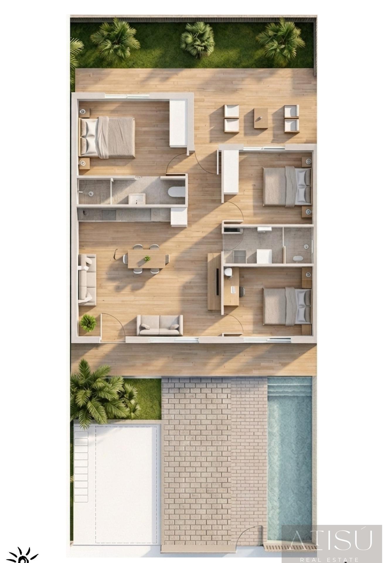 Venta de bungalow en Pilar de la horadada