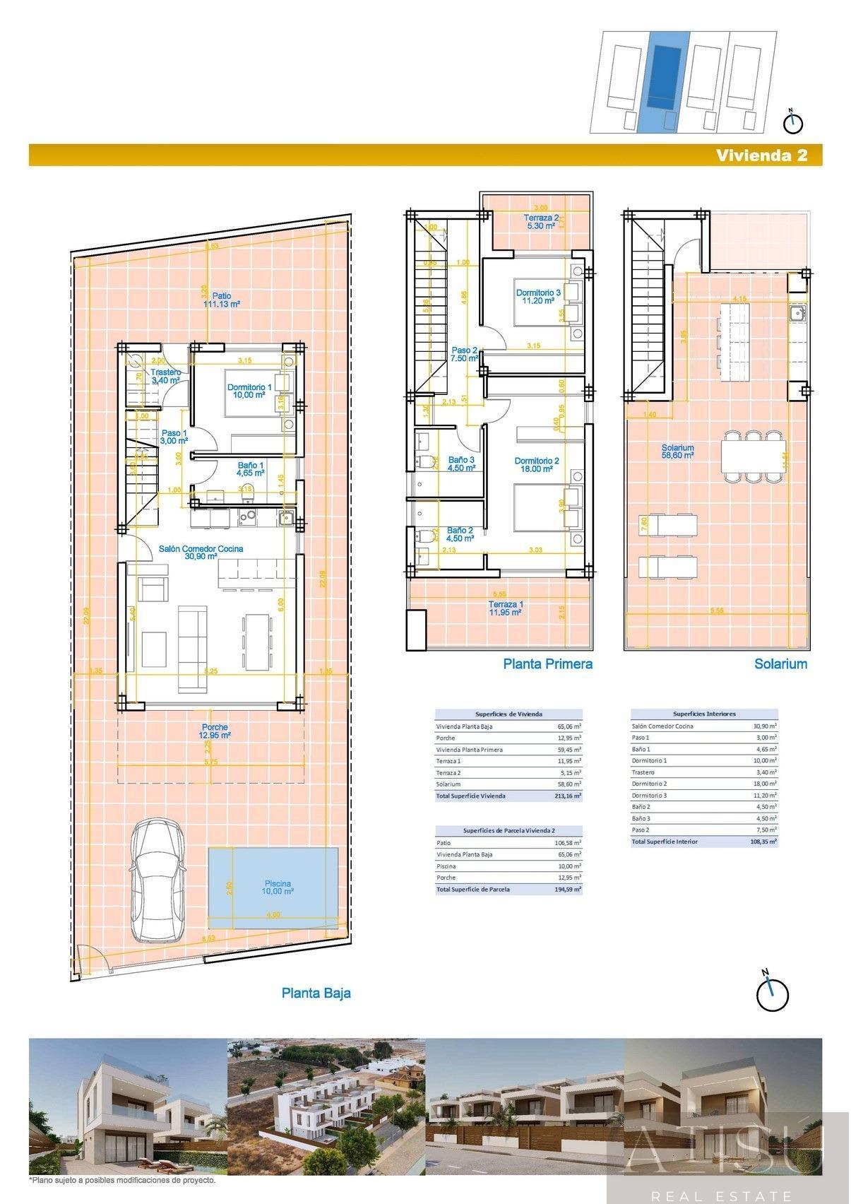 Venta de villa en Pilar de la horadada