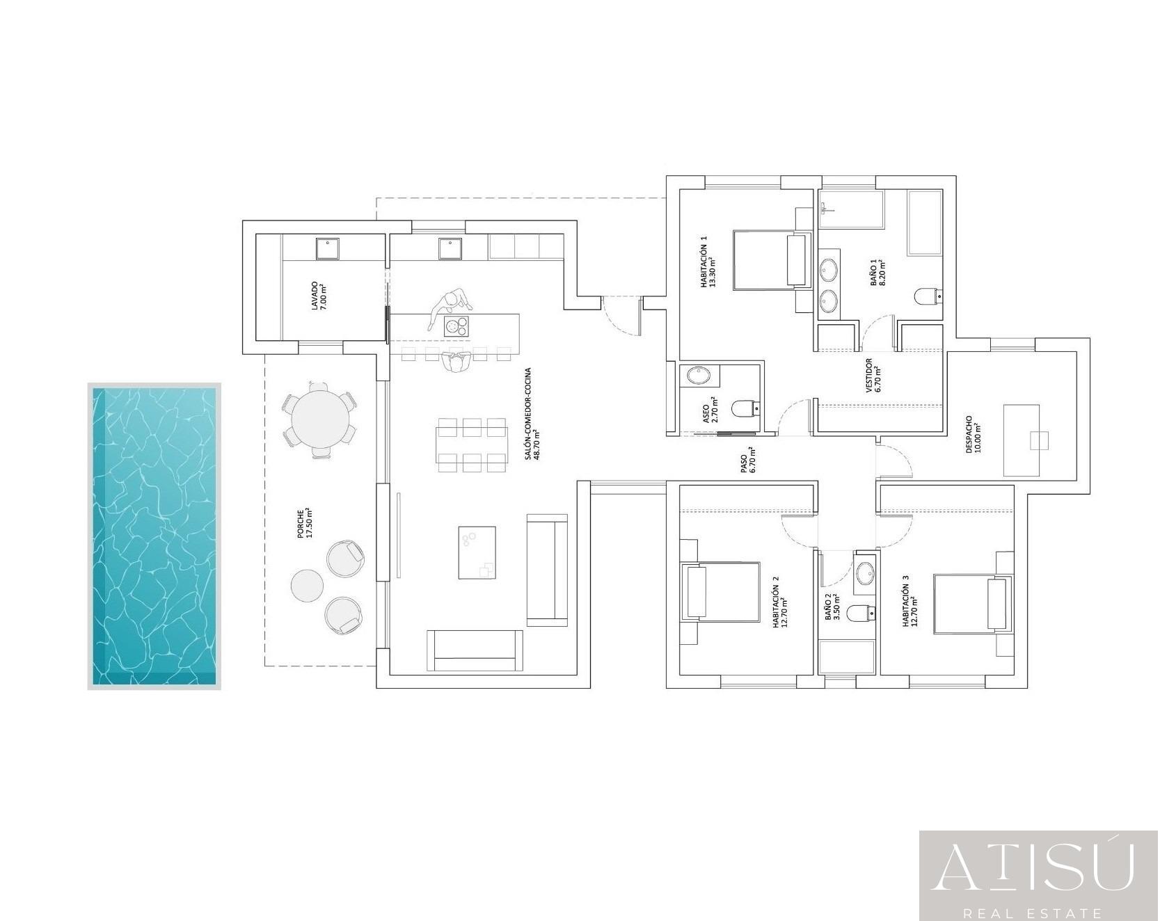 Venta de villa en Monforte del cid