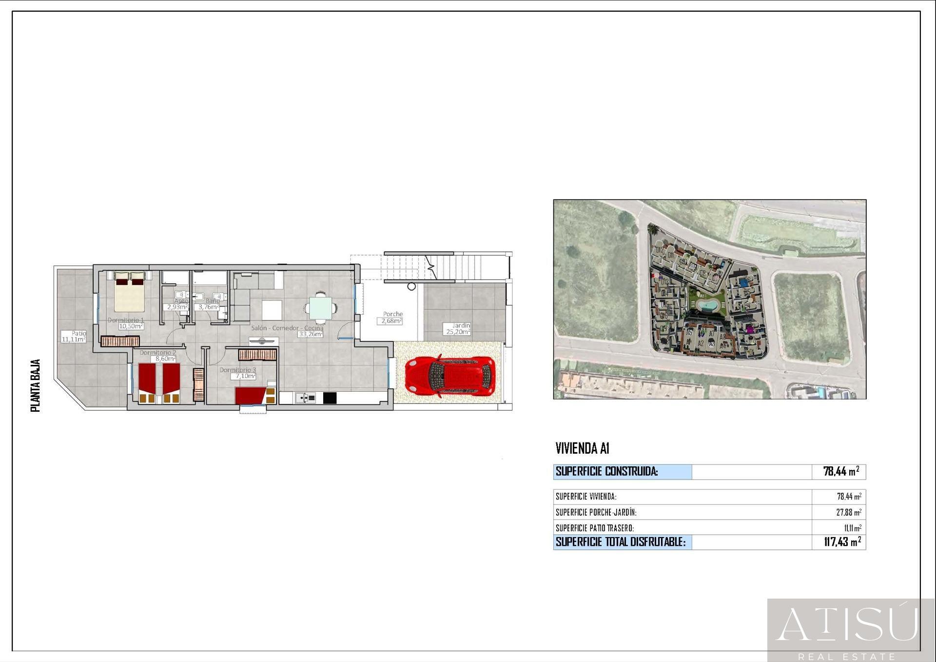 Venta de bungalow en Cox