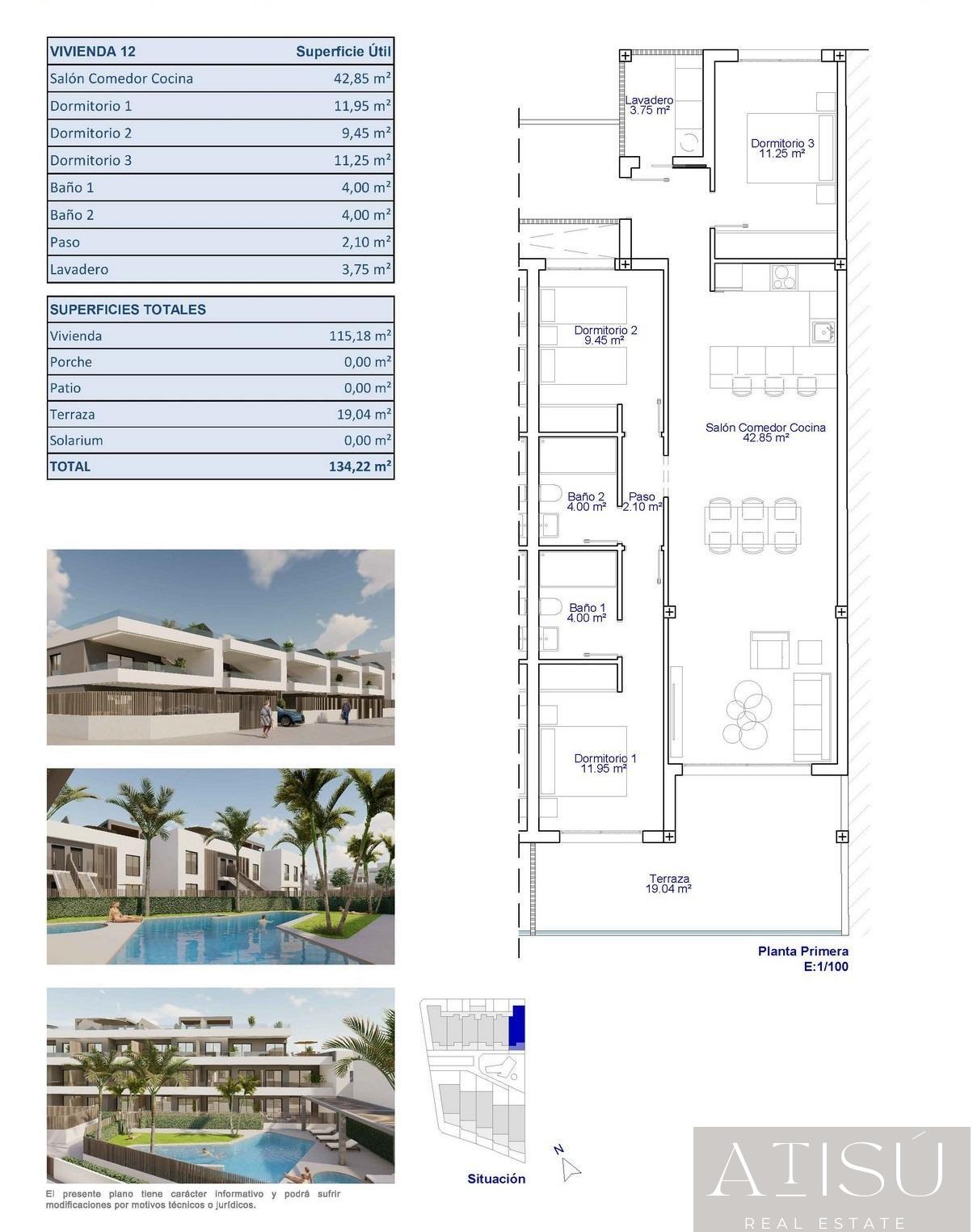 Venta de apartamento en Pilar de la horadada