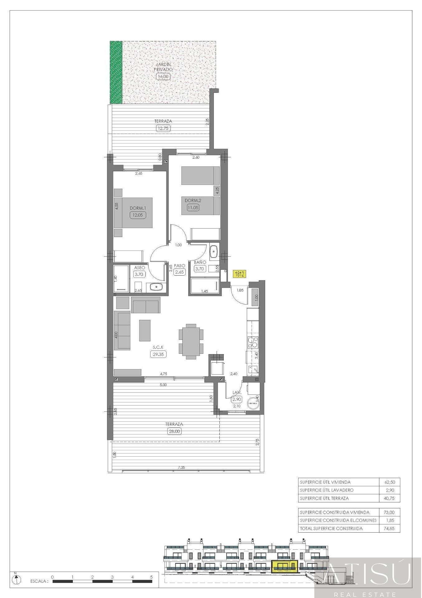 Venta de bungalow en Algorfa