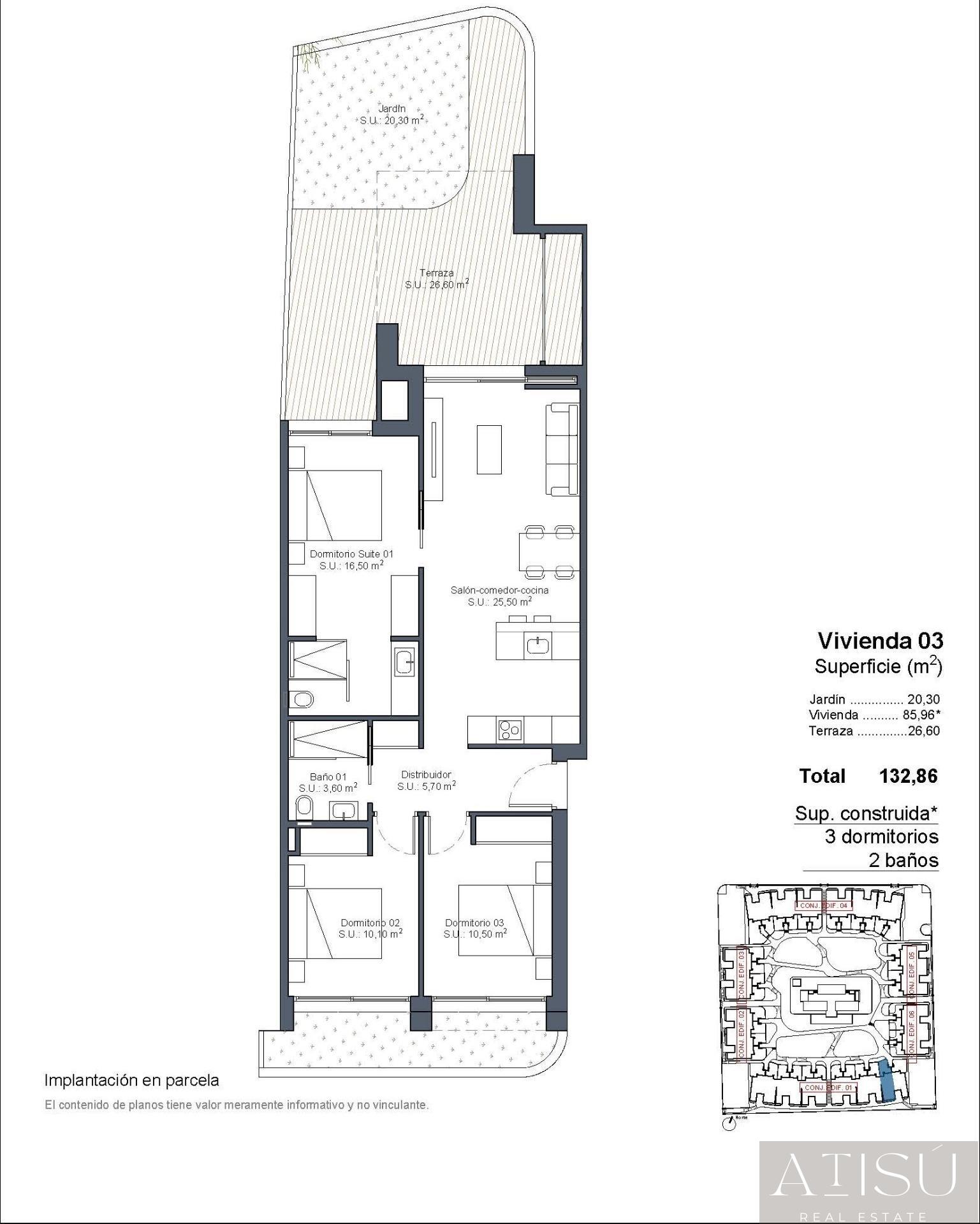 Venta de bungalow en Ciudad quesada