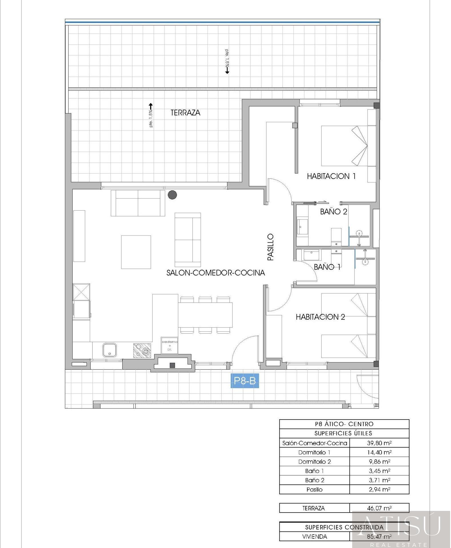 Venta de Ático en Villajoyosa