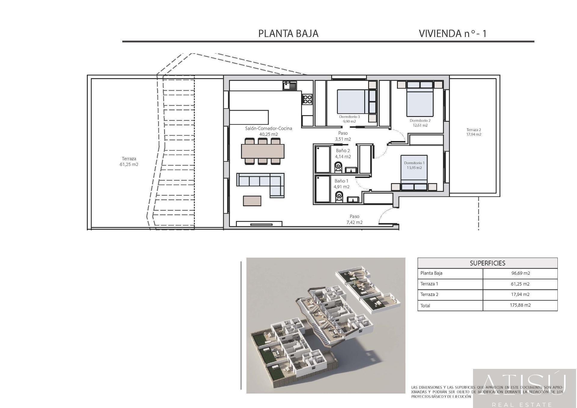 Venta de bungalow en Finestrat