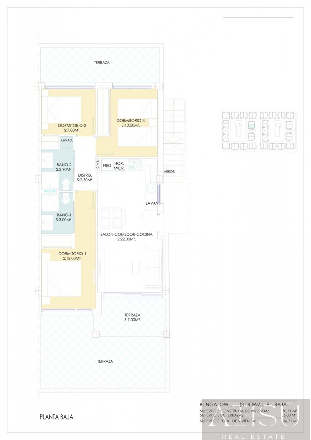 Venta de bungalow en Torrevieja