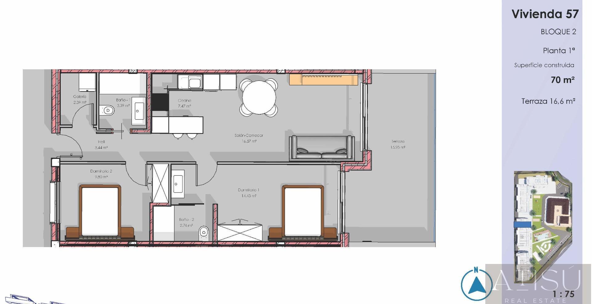 Venta de apartamento en Guardamar del segura