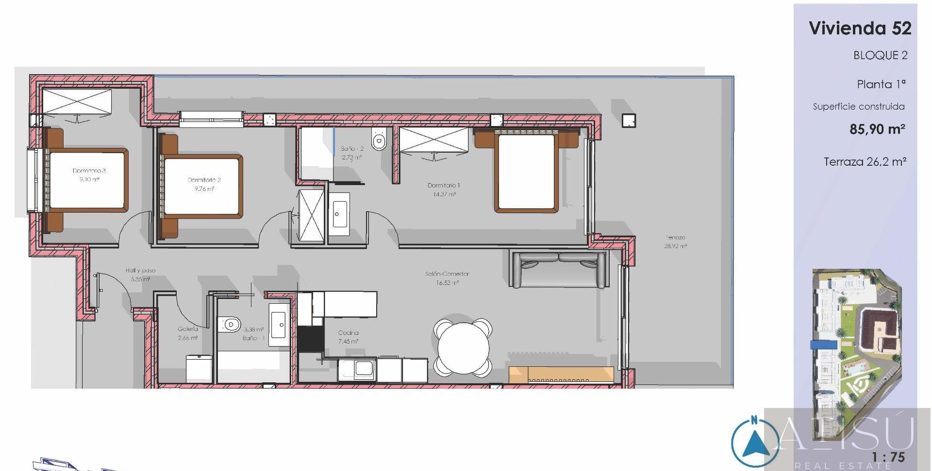 Venta de apartamento en Guardamar del segura