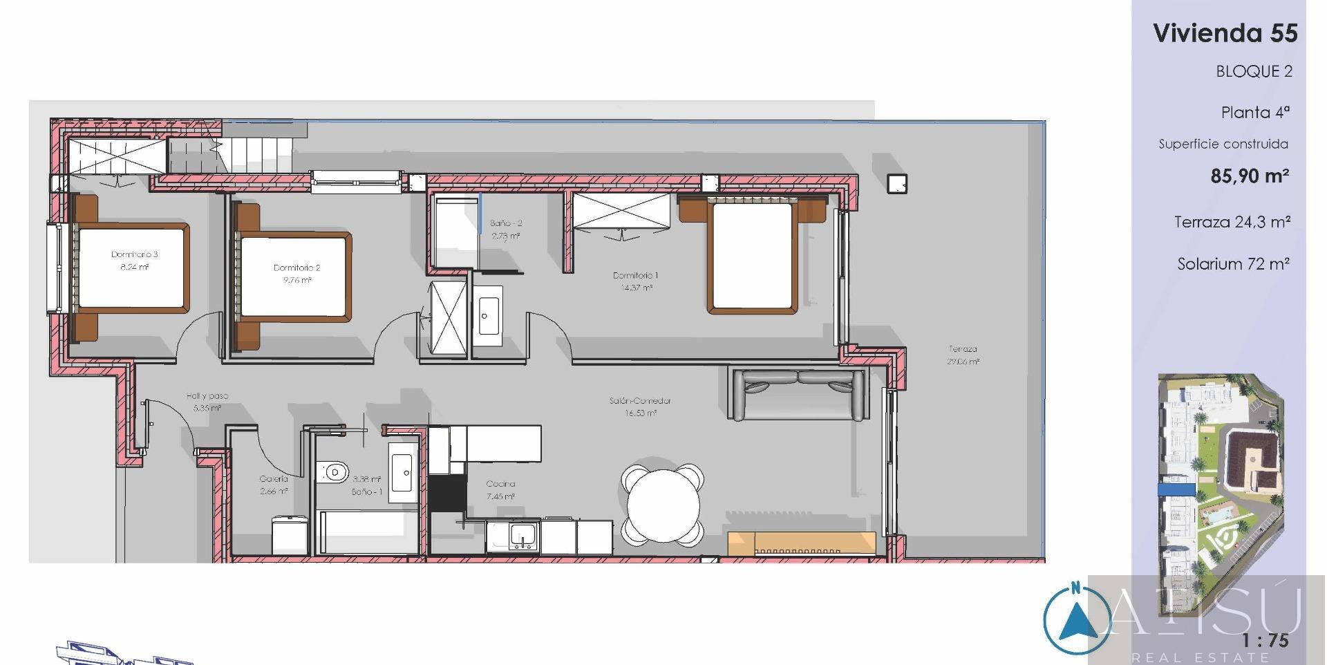 Venta de Ático en Guardamar del segura