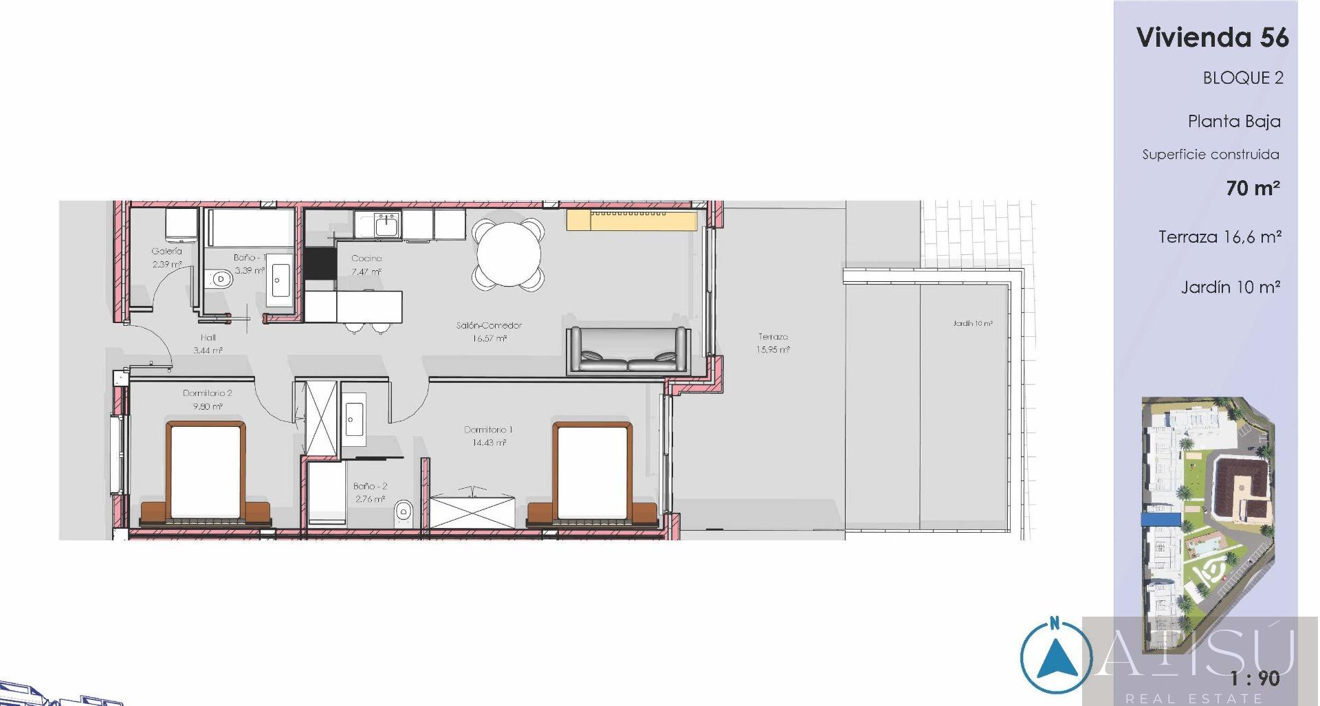 Venta de apartamento en Guardamar del segura
