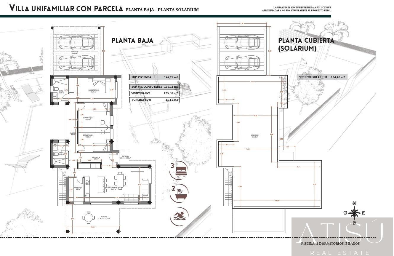Venta de villa en Jacarilla