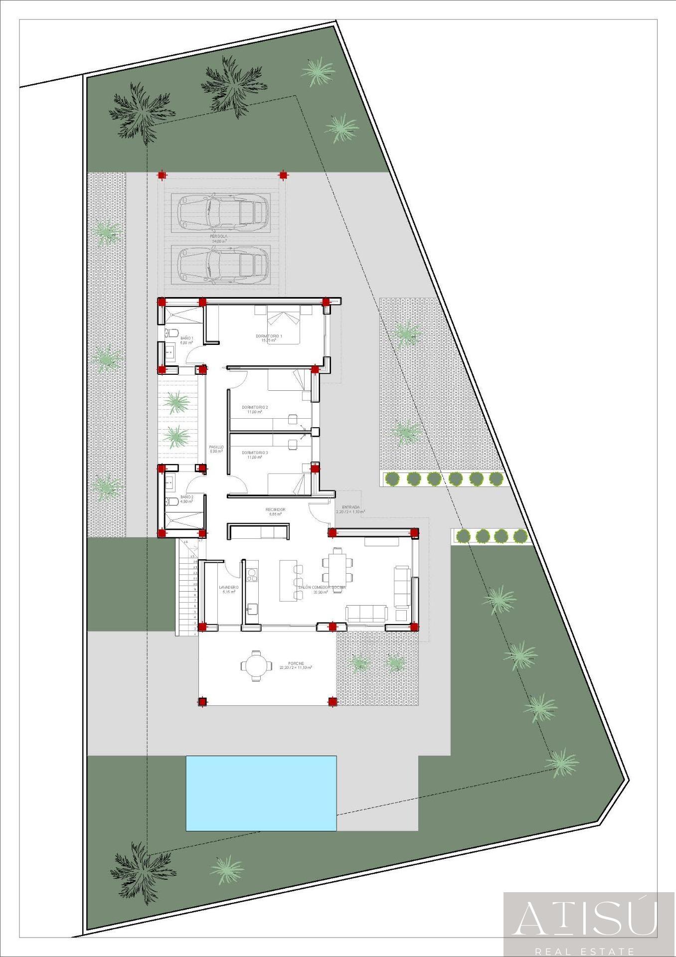 Venta de villa en Jacarilla