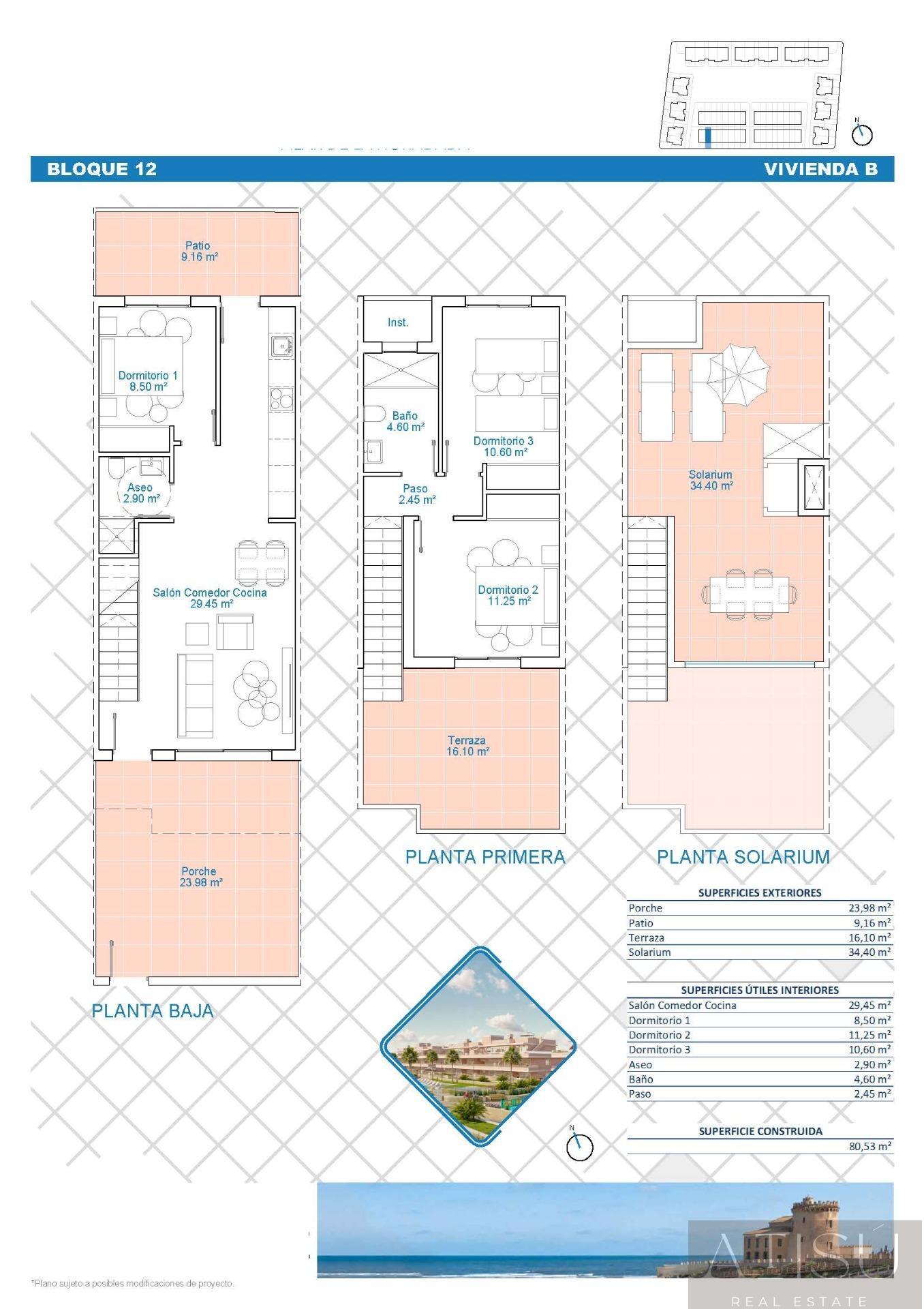 Venta de villa en Pilar de la horadada