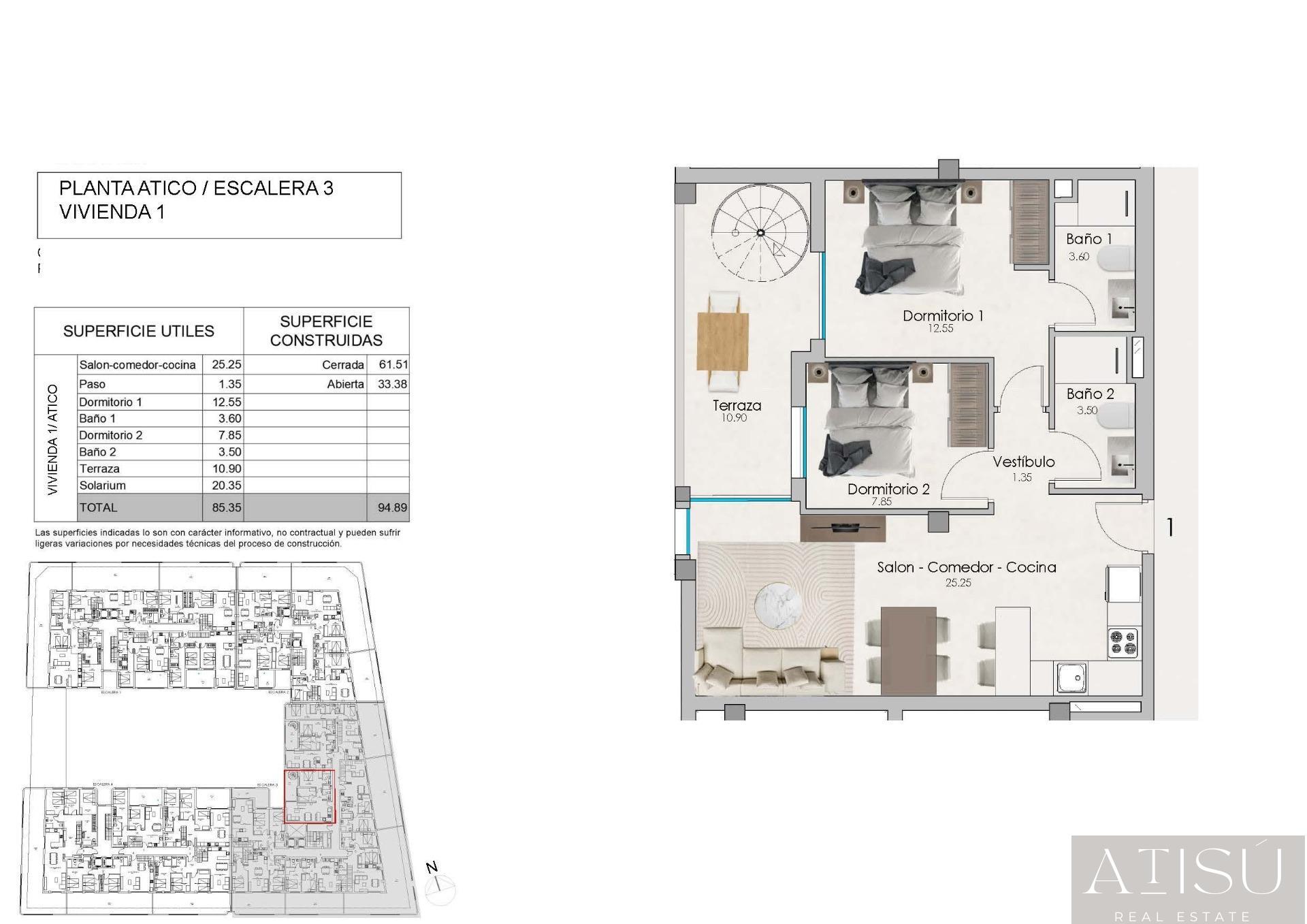 Venta de Ático en Santa pola