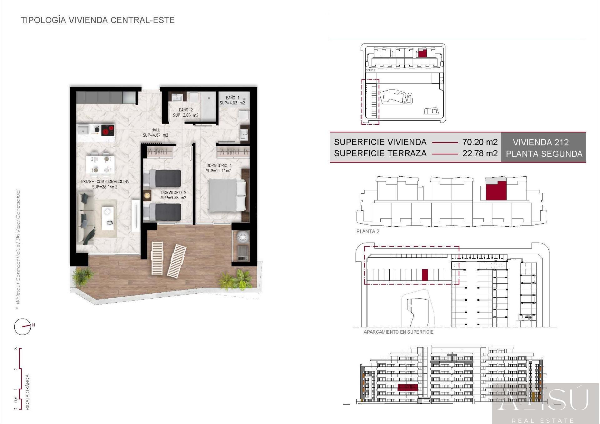 Venta de apartamento en San miguel de salinas