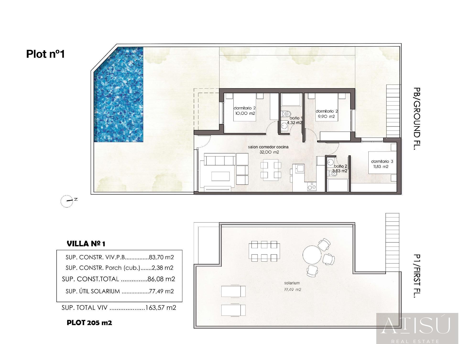 Venta de villa en Pilar de la horadada