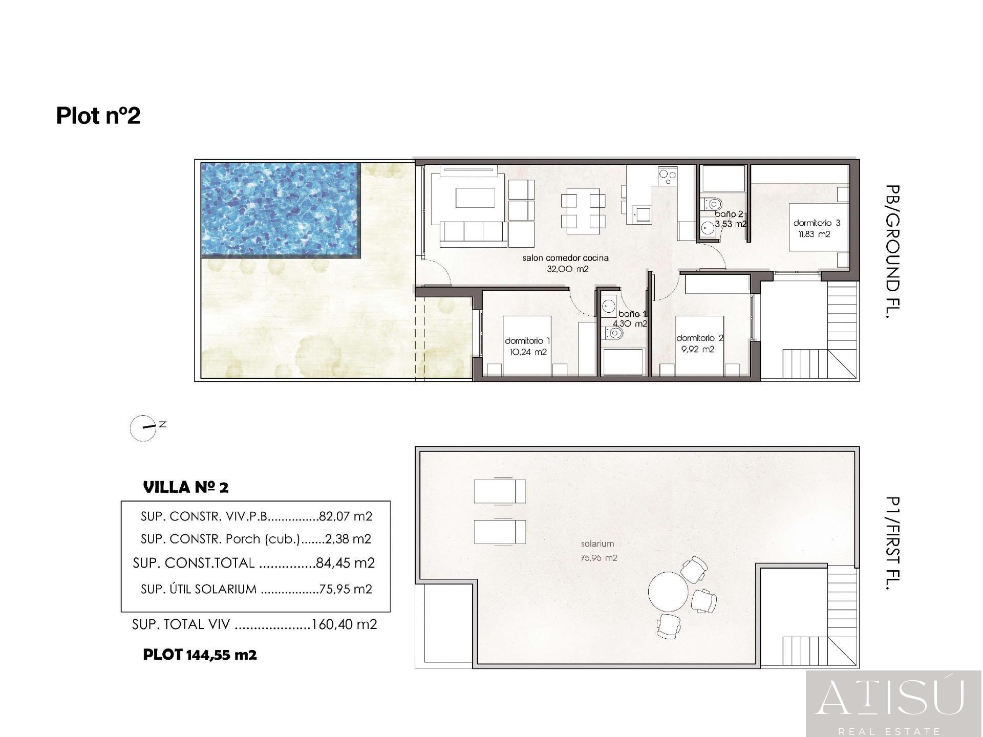 Venta de villa en Pilar de la horadada