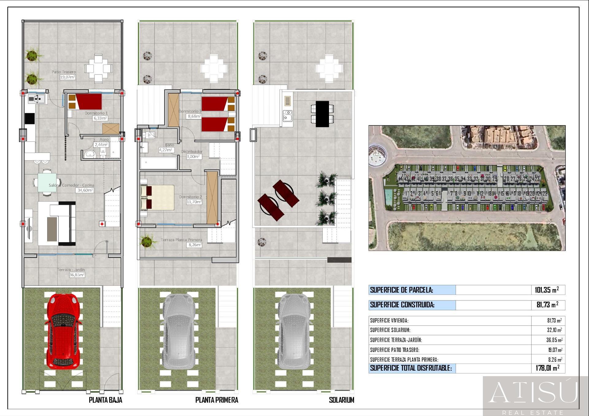 Venta de villa en Cox