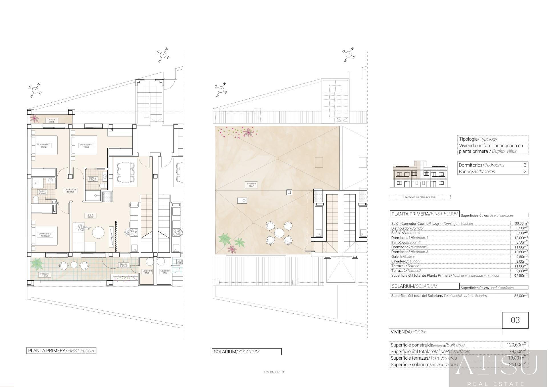 Venta de bungalow en Hondón de las nieves