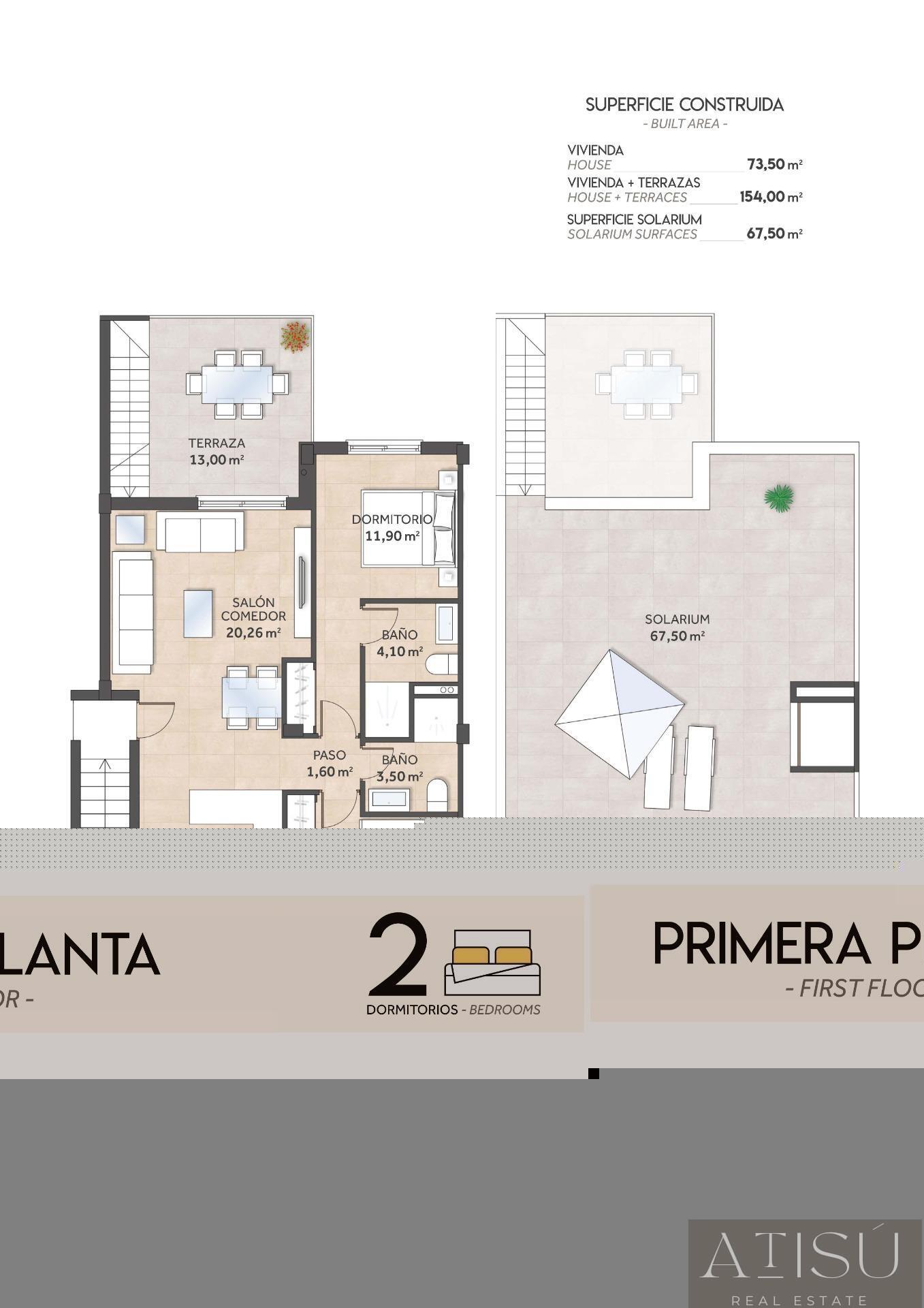 Venta de bungalow en San miguel de salinas