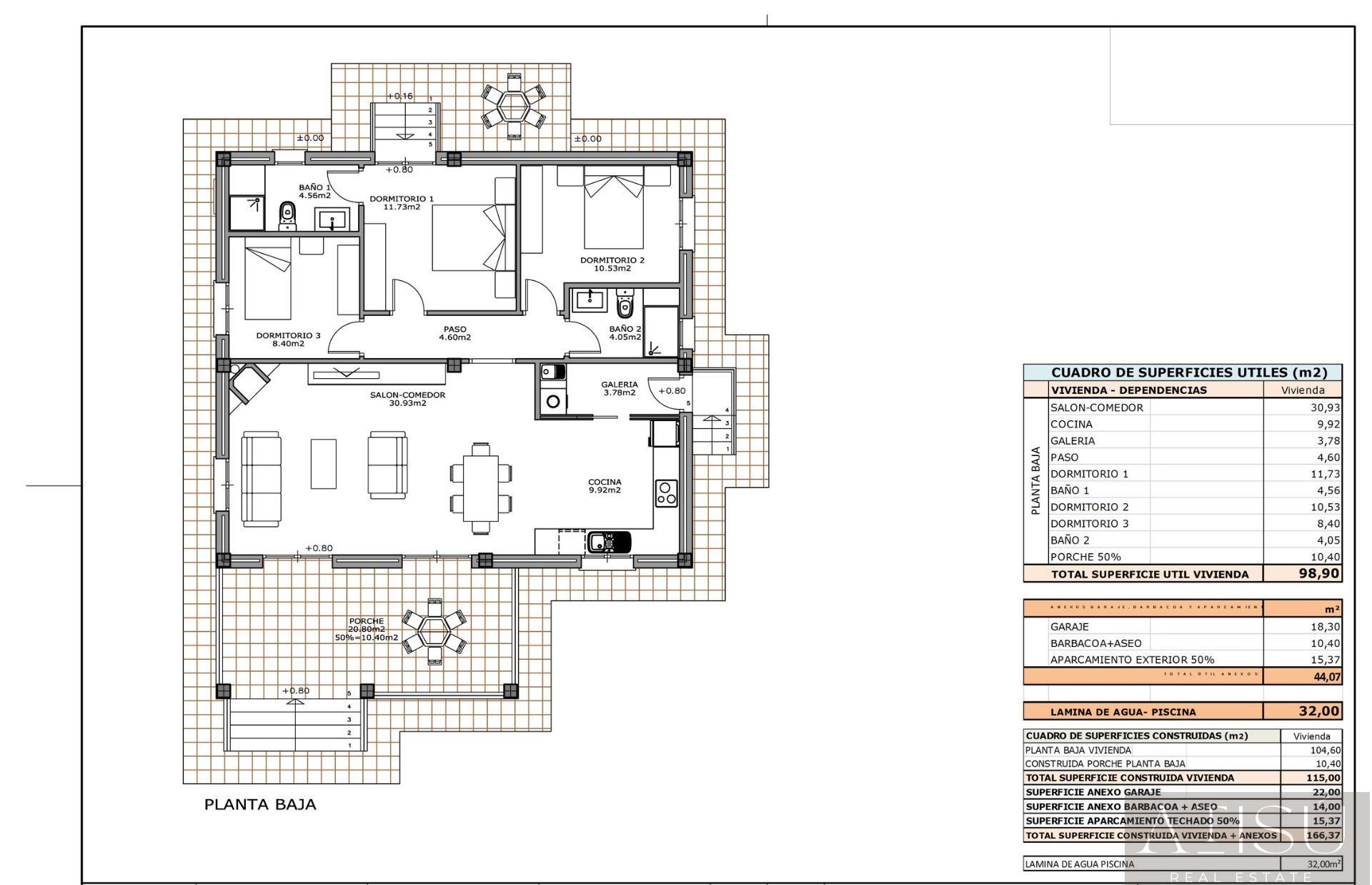 Venta de villa en Pinoso