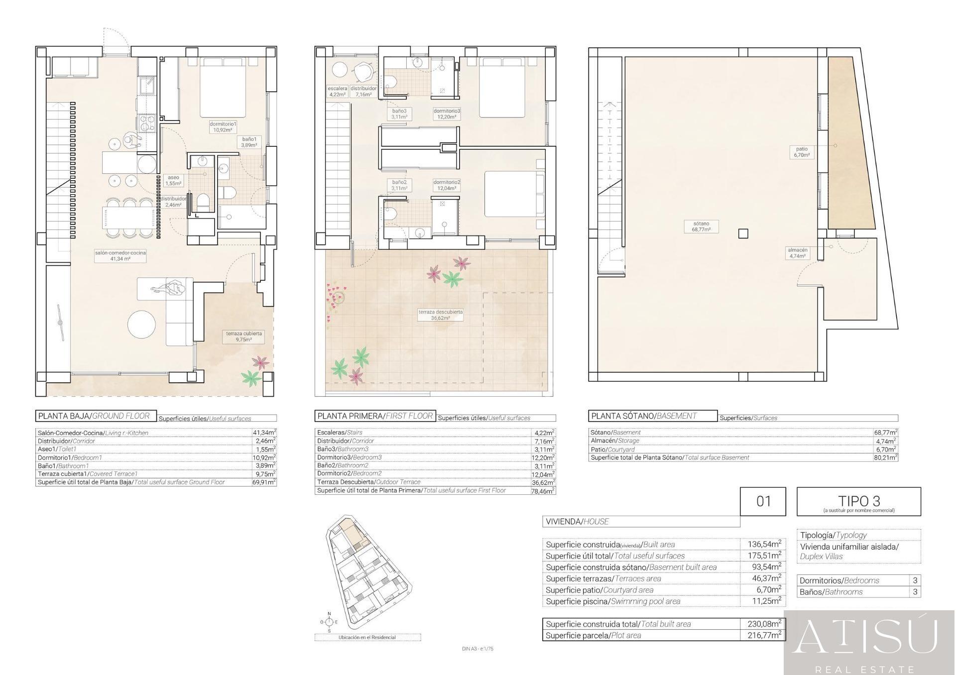 Venta de villa en Hondón de las nieves
