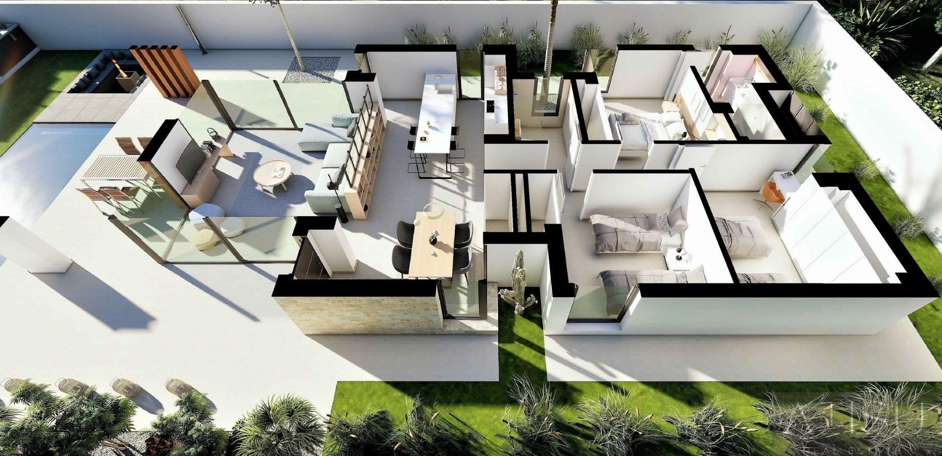 Venta de villa en San fulgencio