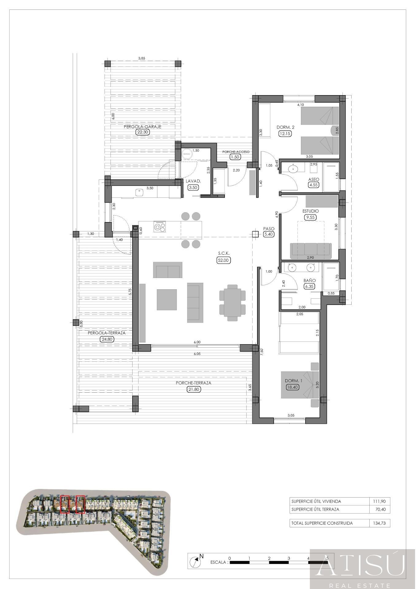 Venta de villa en Algorfa