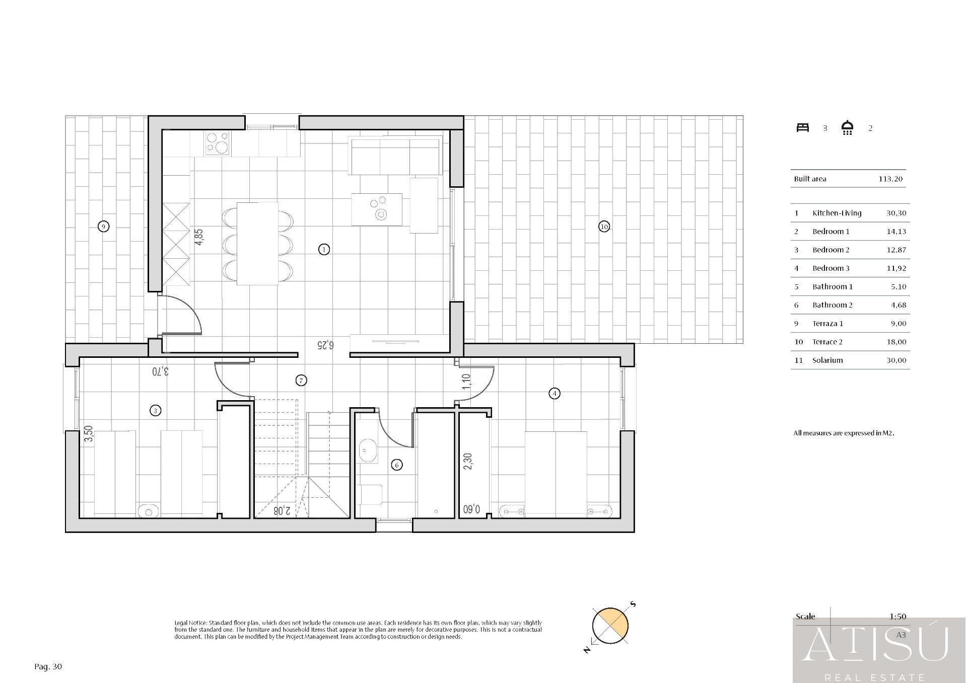 Venta de villa en Algorfa
