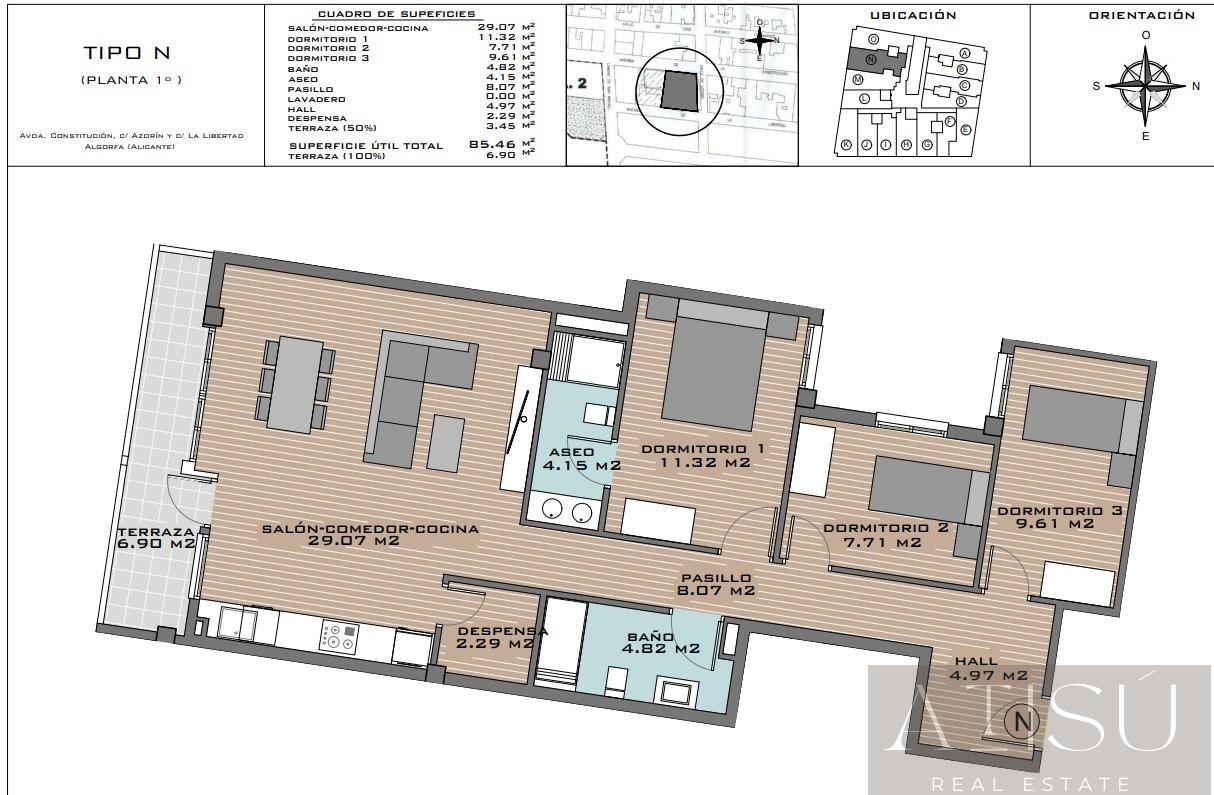 Venta de apartamento en Algorfa