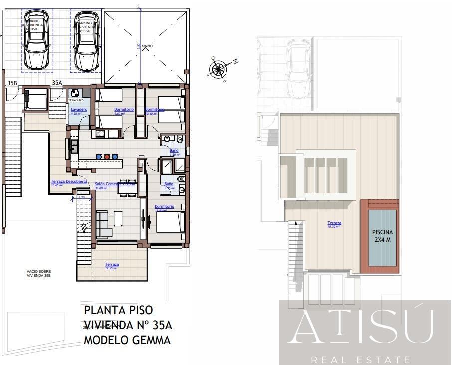 Venta de bungalow en San miguel de salinas