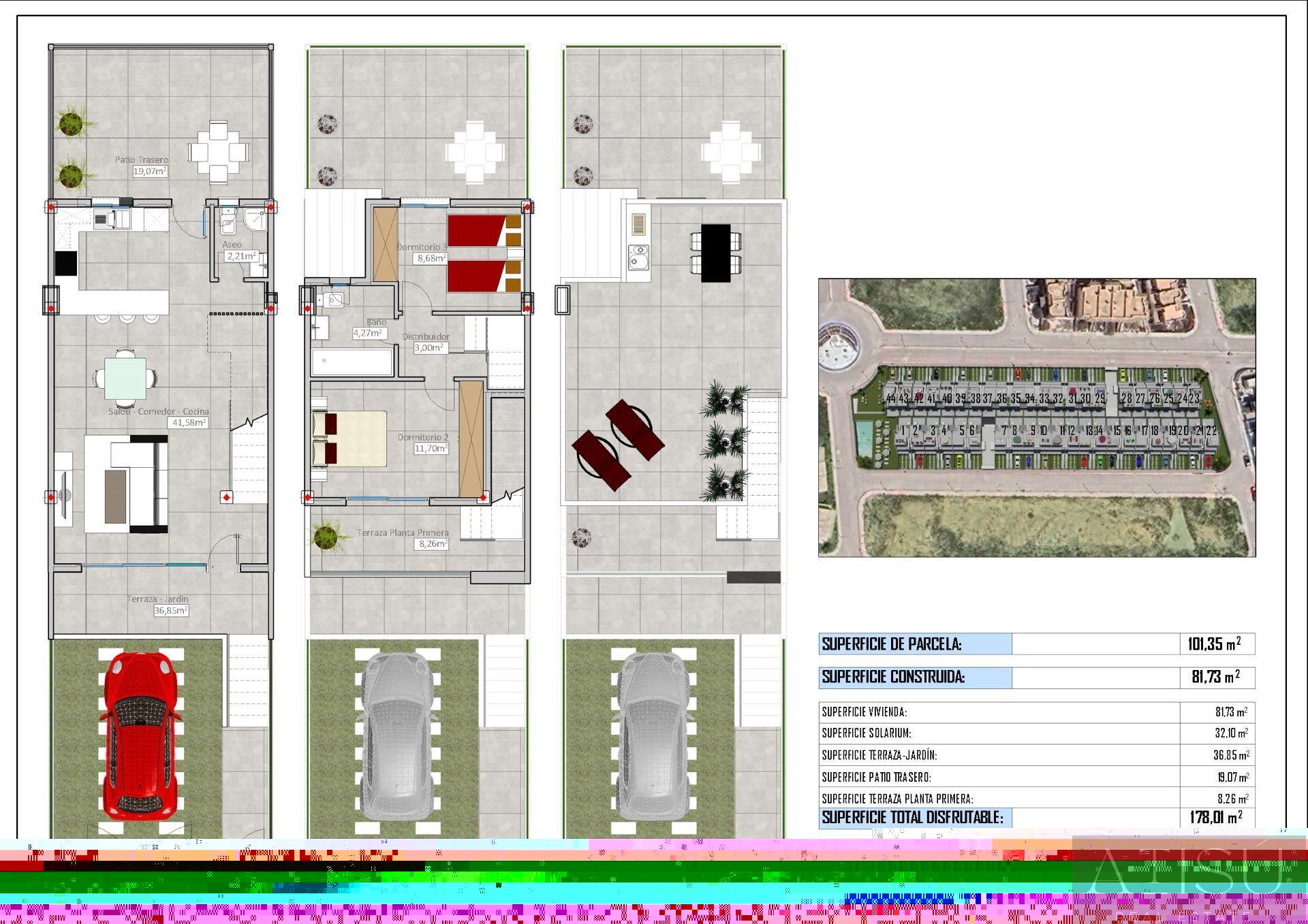 Venta de villa en Cox