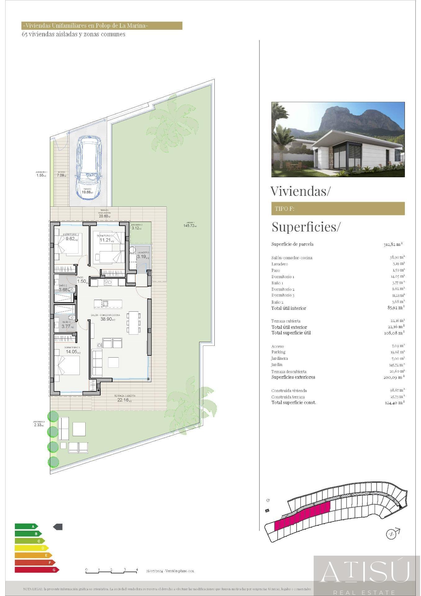 Venta de villa en Polop