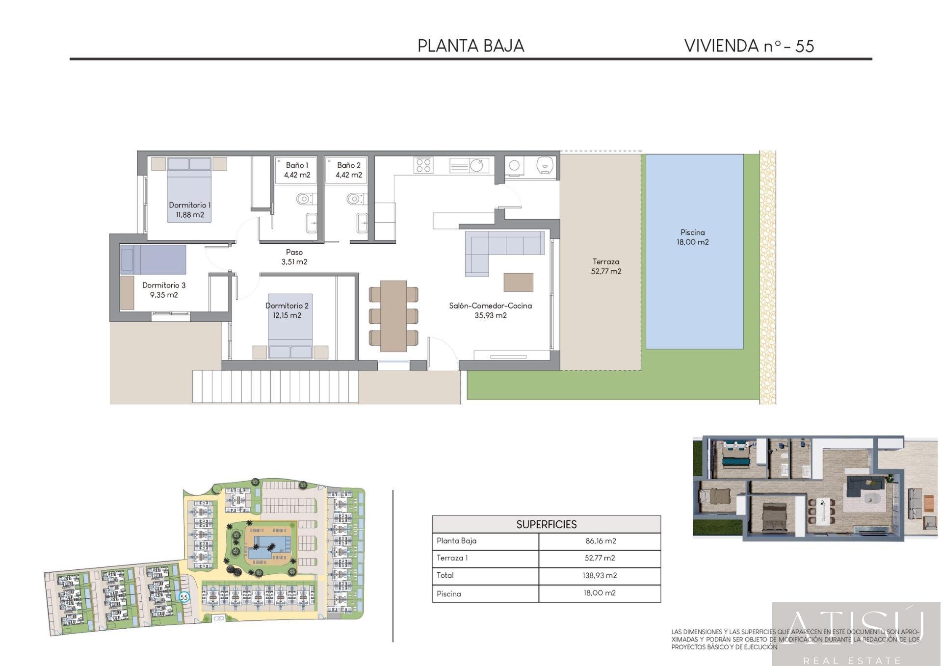 For sale of bungalow in Finestrat