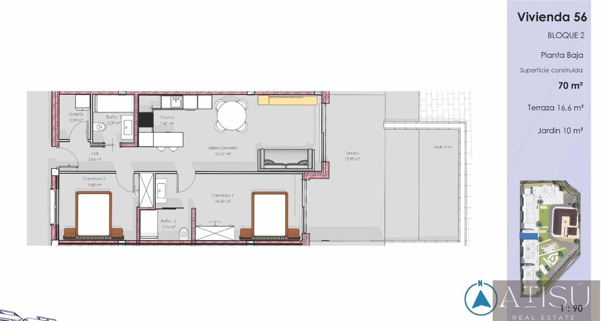 Venta de apartamento en Guardamar del segura