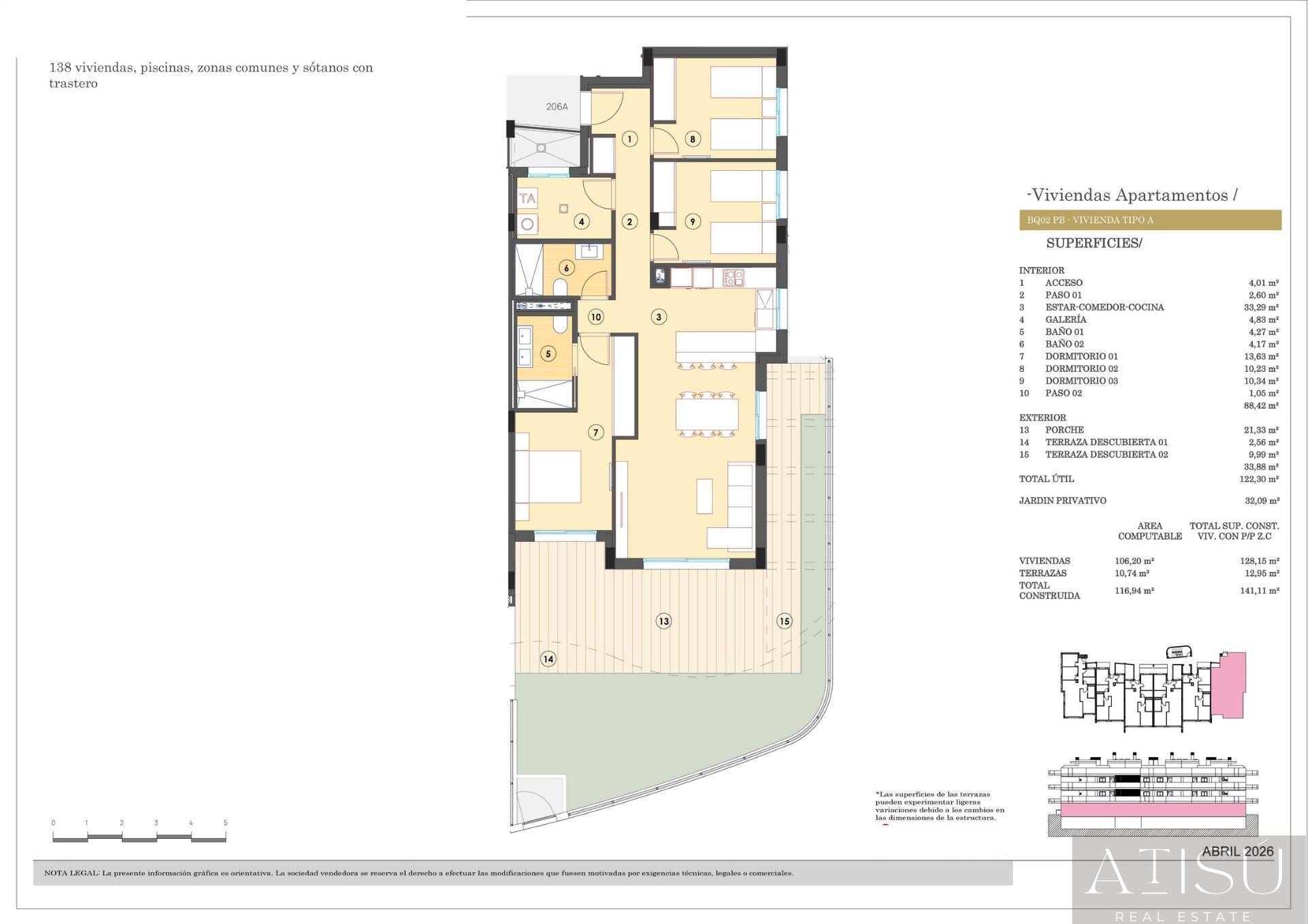 Venta de apartamento en Finestrat