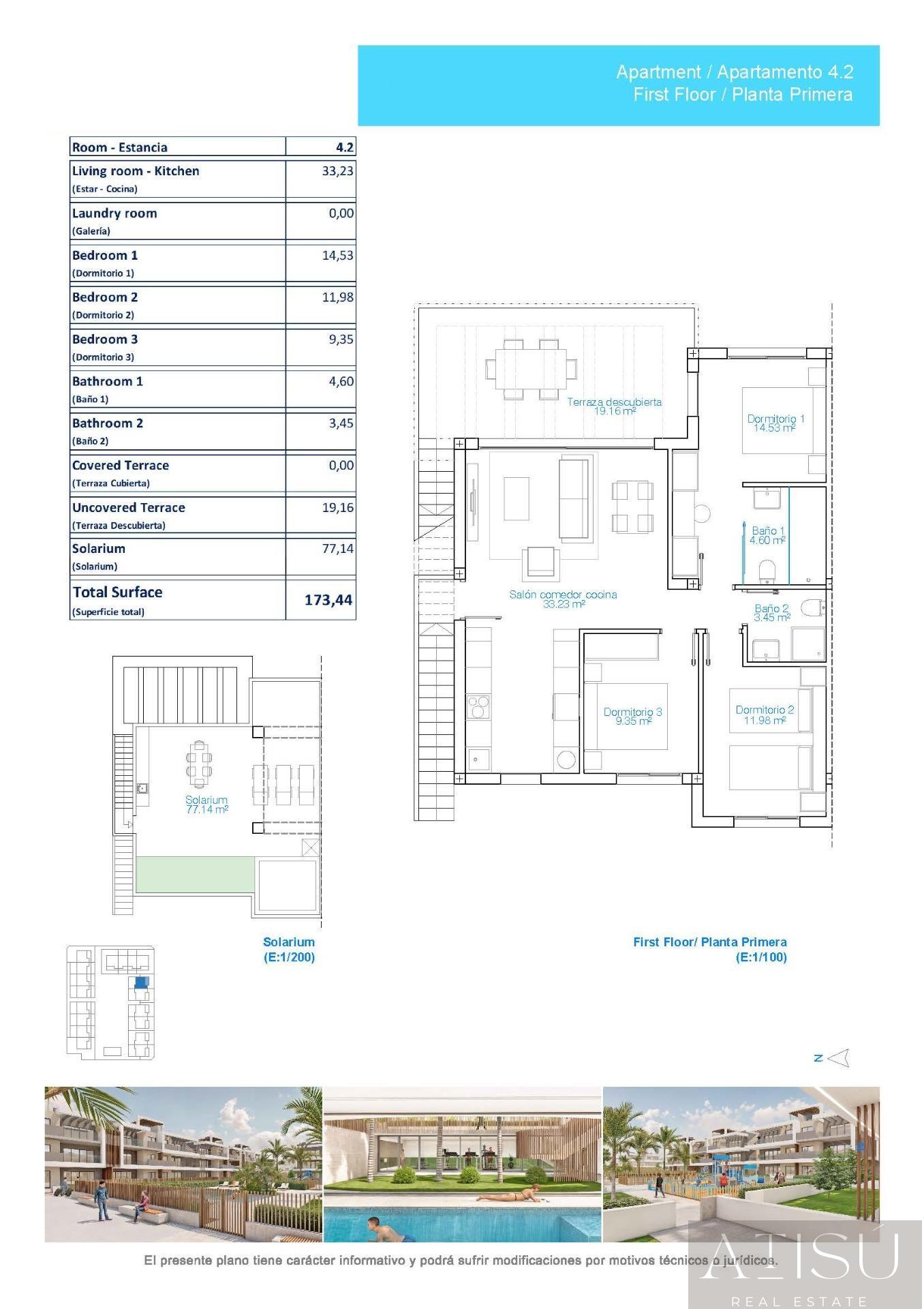 Venta de bungalow en Pilar de la horadada
