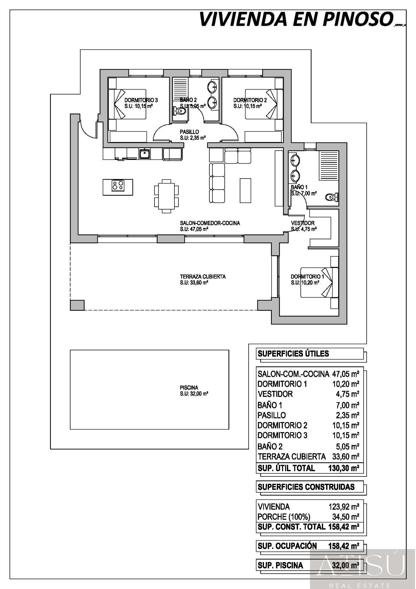 For sale of villa in Pinoso