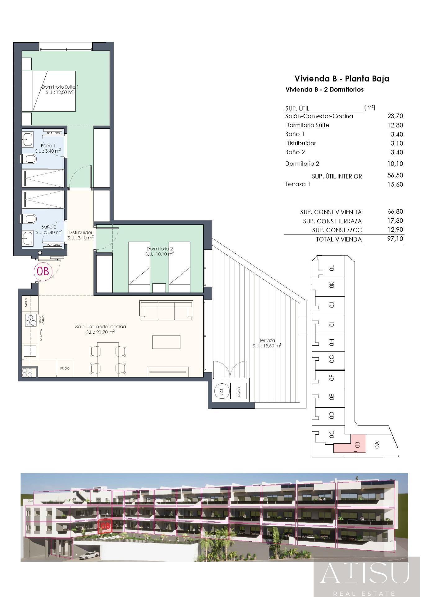 Venta de apartamento en Benijofar