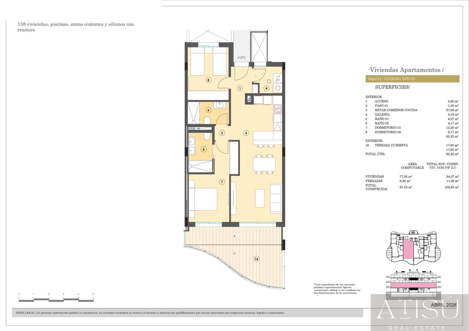 Venta de apartamento en Finestrat