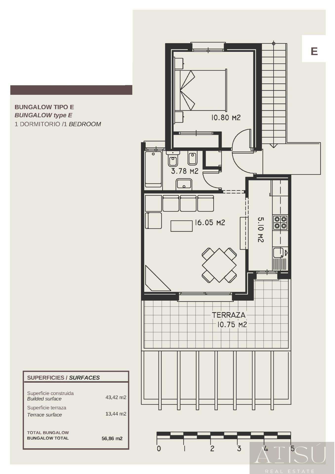 Venta de bungalow en Calpe