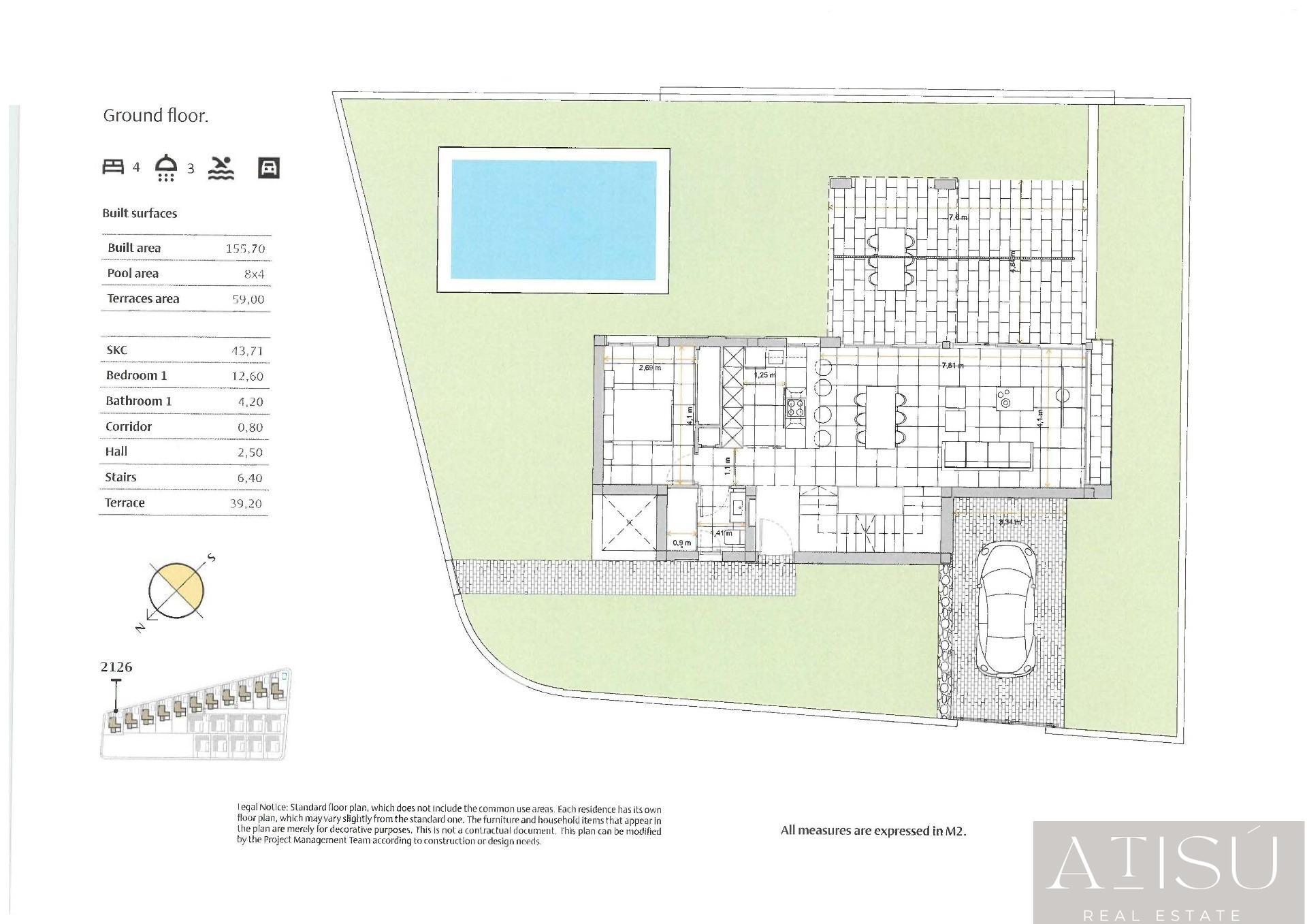 Venta de villa en Algorfa