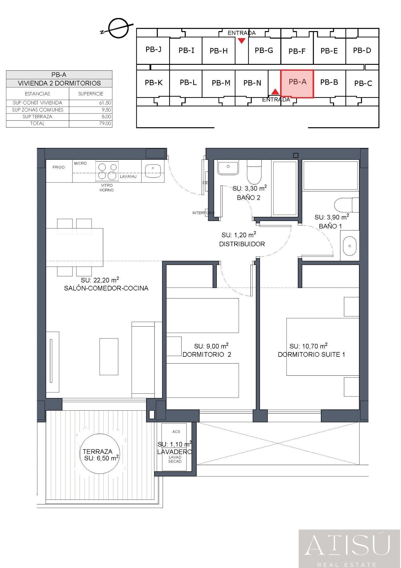 For sale of apartment in Benijofar